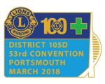 Portsmouth Convention Pin Badge